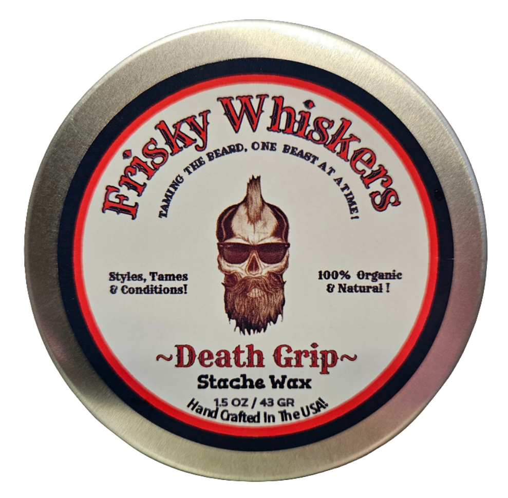 ALL NATURAL~Death Grip~Stache Wax~Unscented