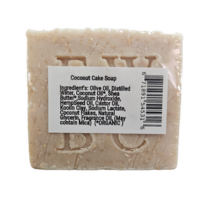 Hand Made LUXURY Glycerin Soap~Coconut Cake